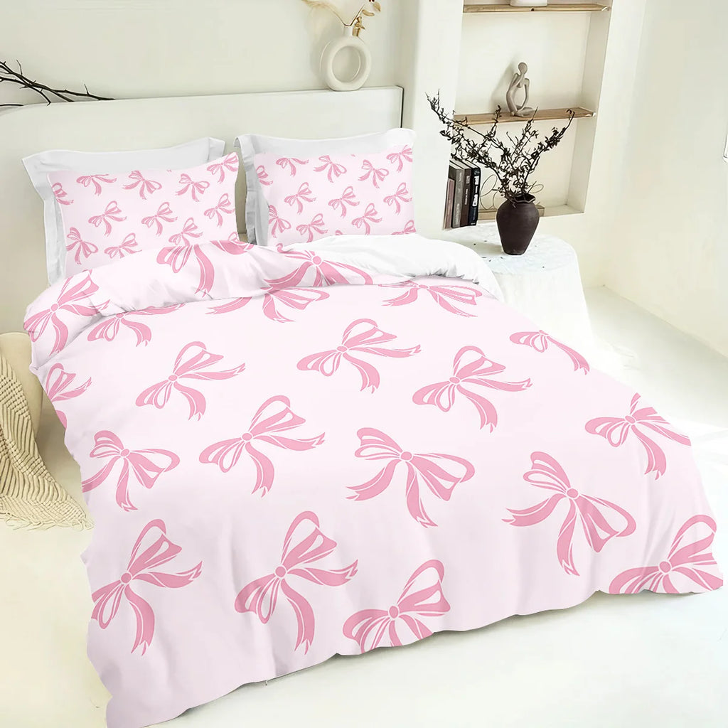 FLUTTER - Butterfly Print Duvet Cover Set - Soft, Dreamy & Bedroom-Ready