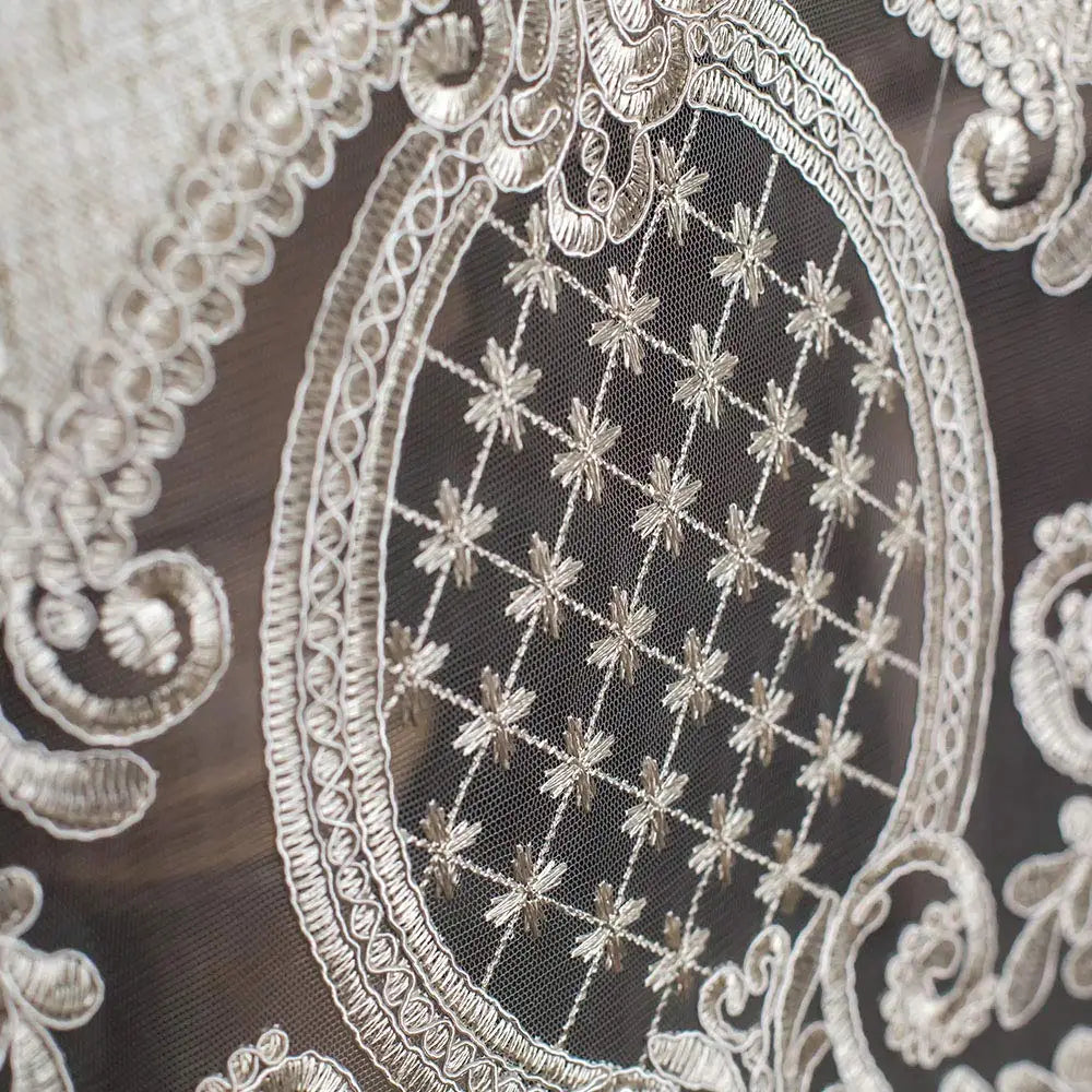 MACRAMÉ TABLE RUNNER - Floral Lace Border, 8 Sizes - Refined Tables