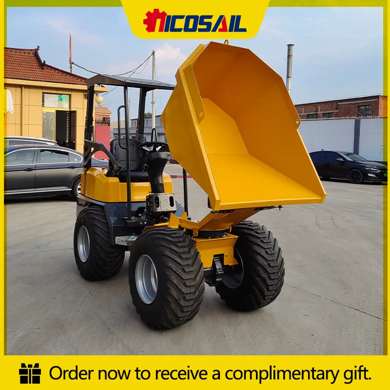 WHEEL DUMPER - 1–2 t, Hydraulic Tipping - Compact Site Hauling
