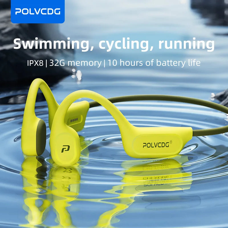 Bone Conduction Earphones X9 – 32G IPX8 Waterproof Swimming Running Cycling