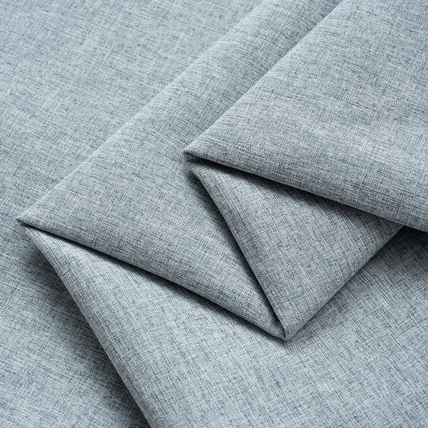 THICKENED PLAIN LINEN-LOOK FABRIC - 100% Polyester, 420g/m, 148cm Wide - Solid Rooms