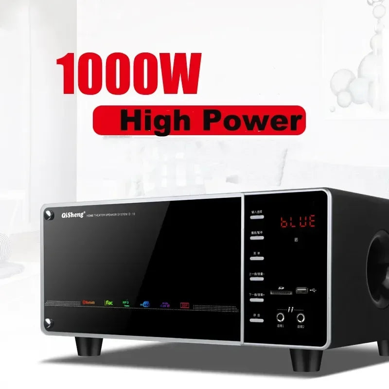 5.1 Home Theater Sound System - 1000W Bluetooth Surround