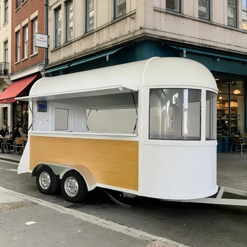 Retro Vintage Electric Food Cart – Ice Cream Coffee Street Vending