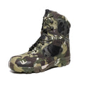 Men's Tactical Combat Boots - Zipper Waterproof Split Leather Military Ankle
