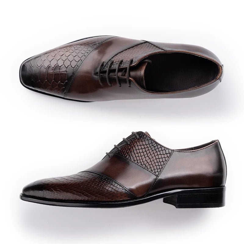 LUXE OXFORD - Handmade Leather Dress Shoes - Boardroom to Bar, Effortlessly