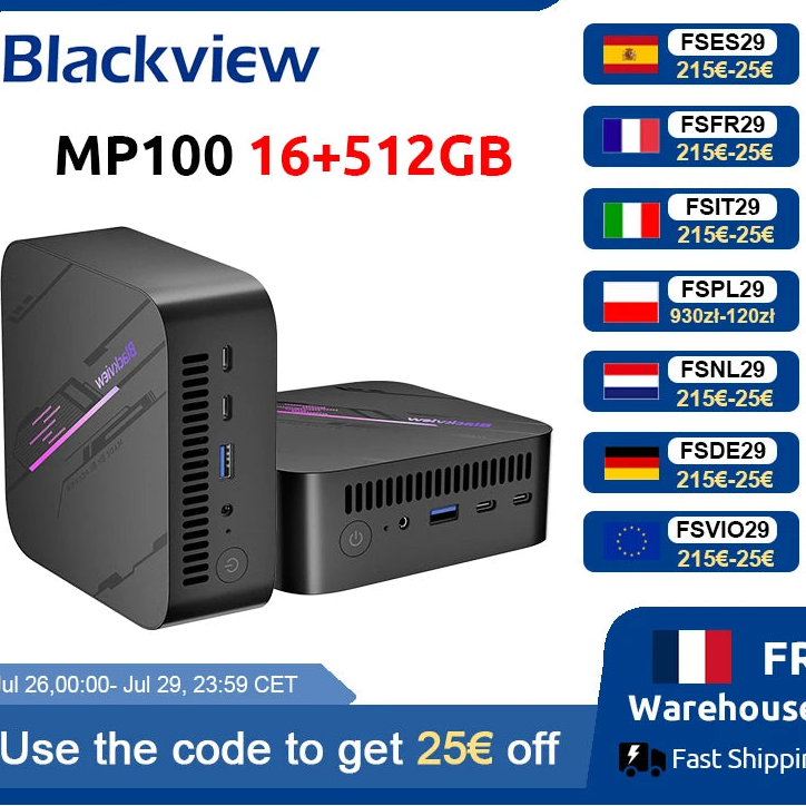 Blackview MP100 Mini PC Ryzen 5