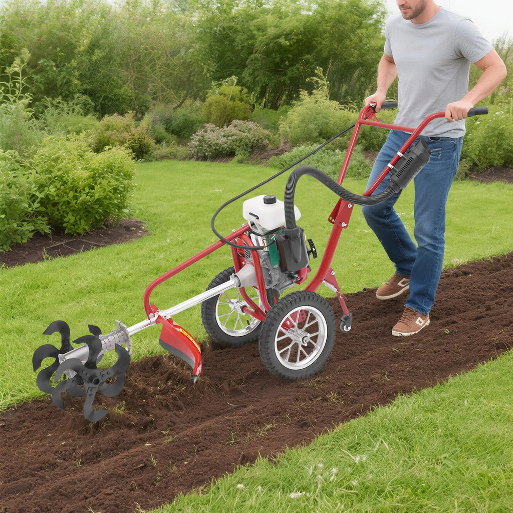 4HP CULTIVATOR - 3-in-1 Tiller, Weeder & Trencher - Garden Power