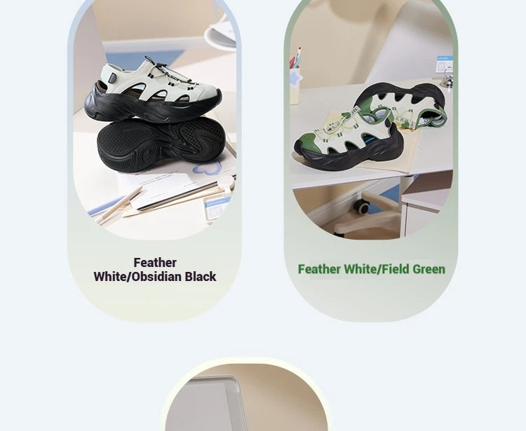 361 Degrees Women's Sandals Outdoor Thick-soled Breathable Non-Slip Casual Trendy Comfortable Soft Female Slippers 682526715