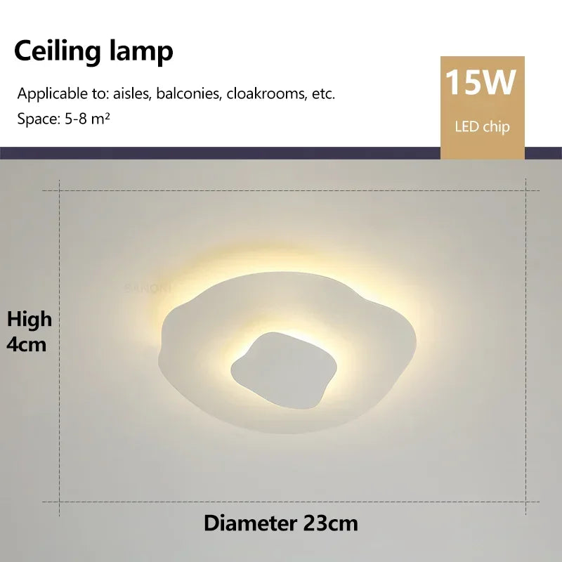 Nordic LED Ceiling Chandelier – 5 Styles, 4 Sizes, Dimmable