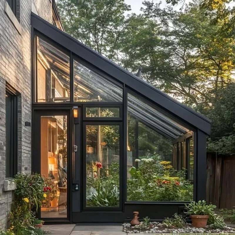 MODULAR SUNROOM - Aluminum Frame, Glass or PU Panels - Custom Garden Retreat