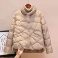 Ultralight Puffer Coat – Single Breasted Slim Fit