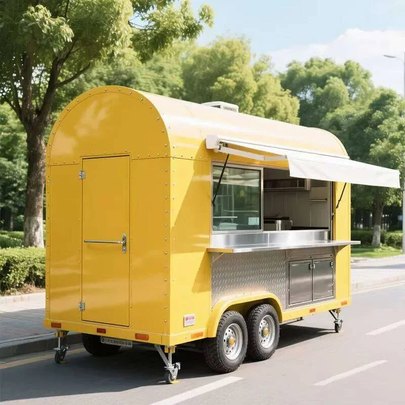 Fully Equipped Food Trailer – Concession Cart Fire Suppression Event