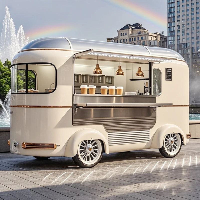 Fully Equipped All In One Portable Food Truck – Multi Compartment Turnkey