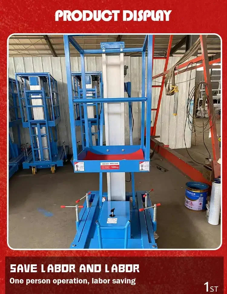 YG Electric Lift Platform - 4-10 m - Single/Double Mast
