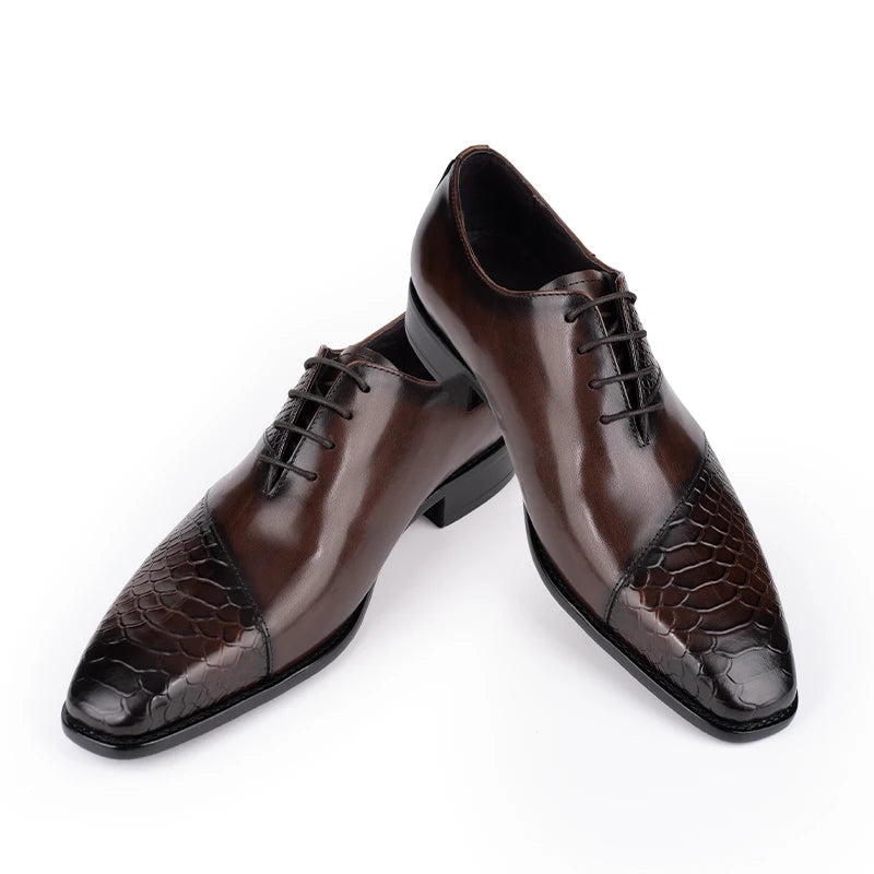 LUXE OXFORD - Handmade Leather Dress Shoes - Boardroom to Bar, Effortlessly