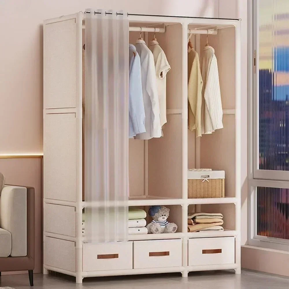 CLOSET FLEX - Fabric Wardrobe with Drawers - Your Bedroom, Finally Organized