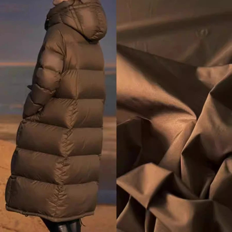 PUFF SHELL - 400T Down Jacket Fabric - Waterproof, Anti-Feather, 8 Colors, By the Meter