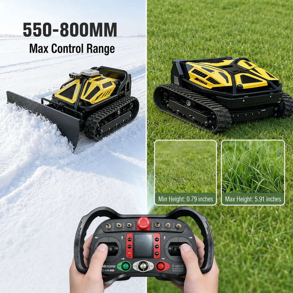 EPA Crawler Lawn Mower - 550/800/1000/1200 mm - remote control