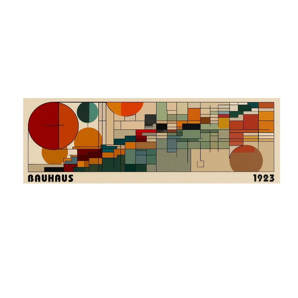 Bauhaus 1923 Wall Art - Japanese retro - abstract canvas