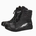 GRAFFITI ART BOOTS - Handmade Painted Nappa Leather High-Top - Wearable Art, Street Legend