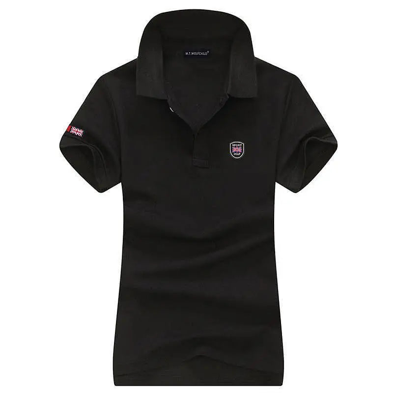 Fashion Clothing Polos Femme Summer Womens Polo Neck Shirt Short Sleeve Lapel Womens Tees Casual Sportwear Cotton Ladies Tops