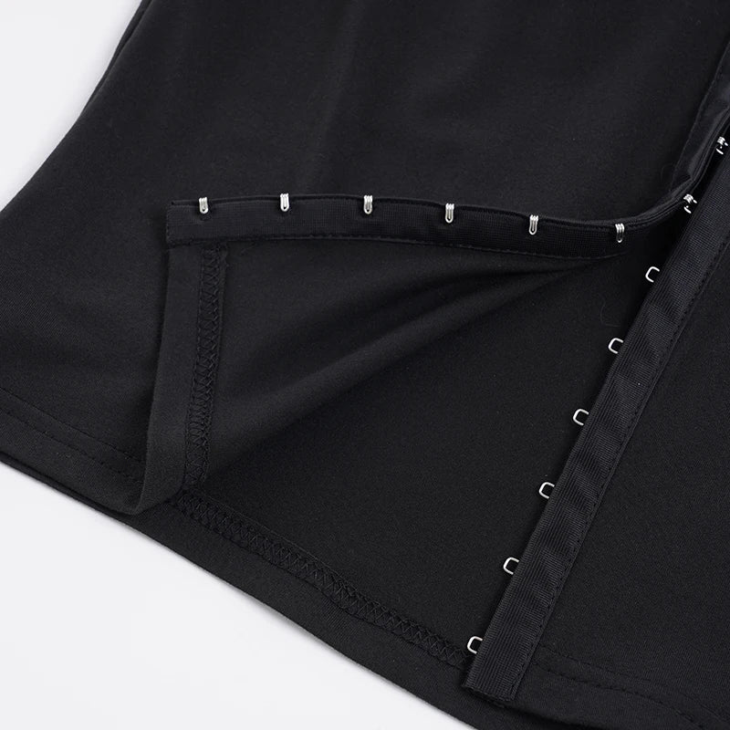 SUCHCUTE Y2K Front Button-Down Slim T-shirt Women's Solid Short-Sleeve Tees Going Out Clothes Casual Aesthetic Crop Top Summer