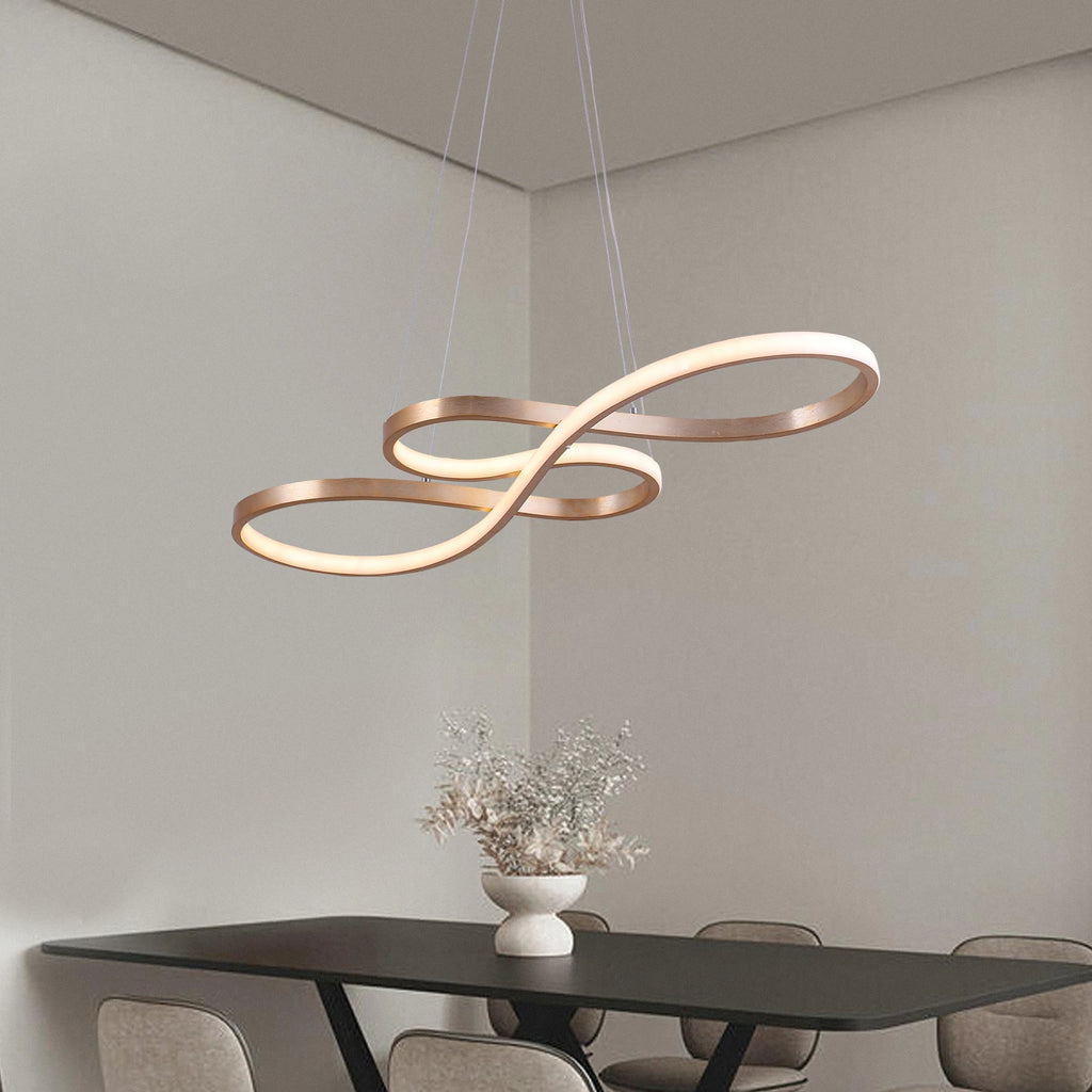 Acrylic Note LED Chandelier – Dimmable