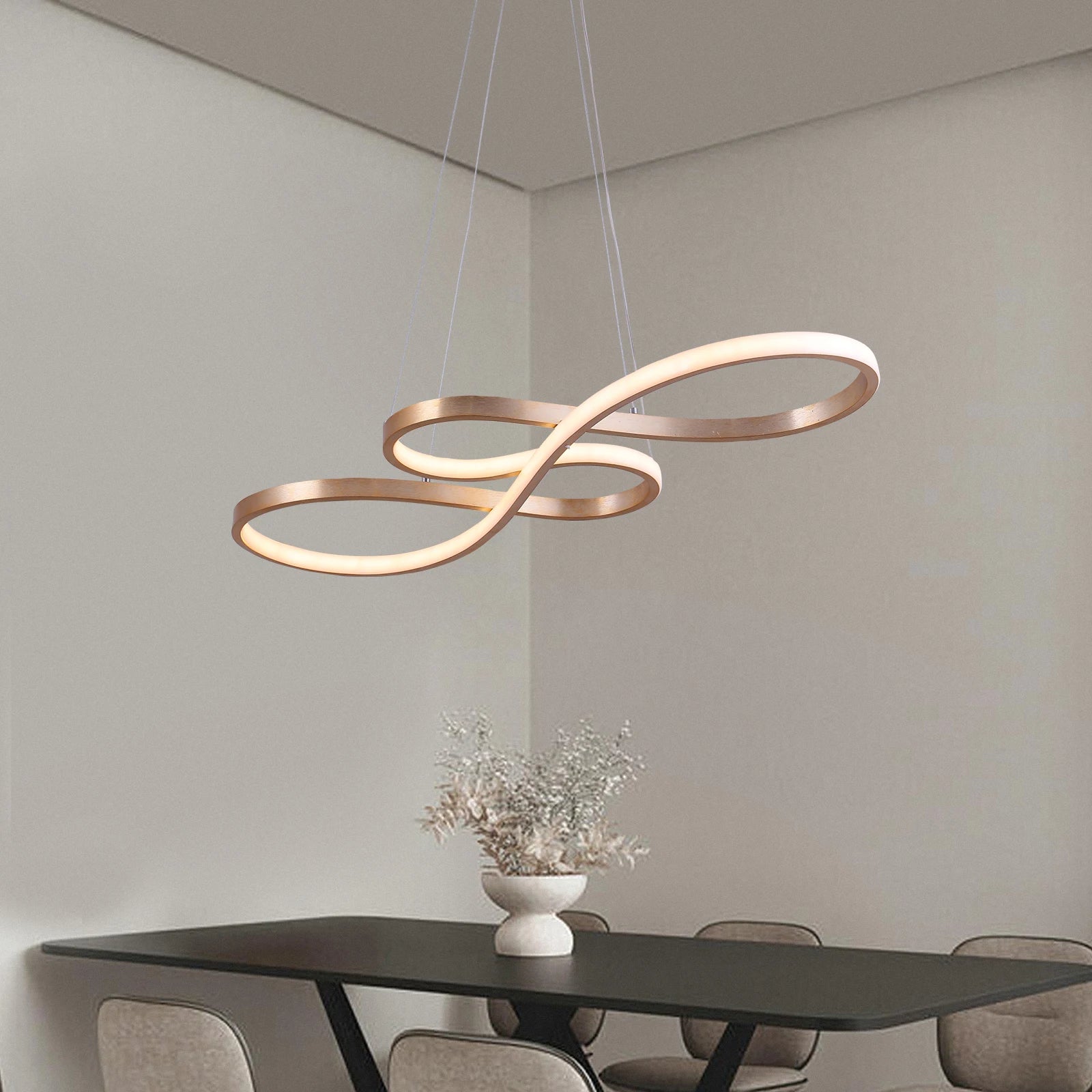 Acrylic Note LED Chandelier – Dimmable