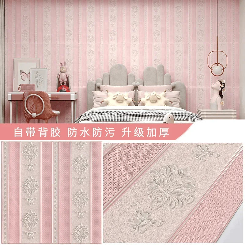 3D Embossed Wall Panels – Self-Adhesive