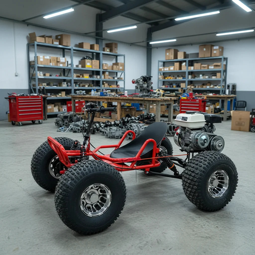 212CC RACING GO-KART - 6.5–9 HP, Hydraulic Brakes - Track-Ready Fun