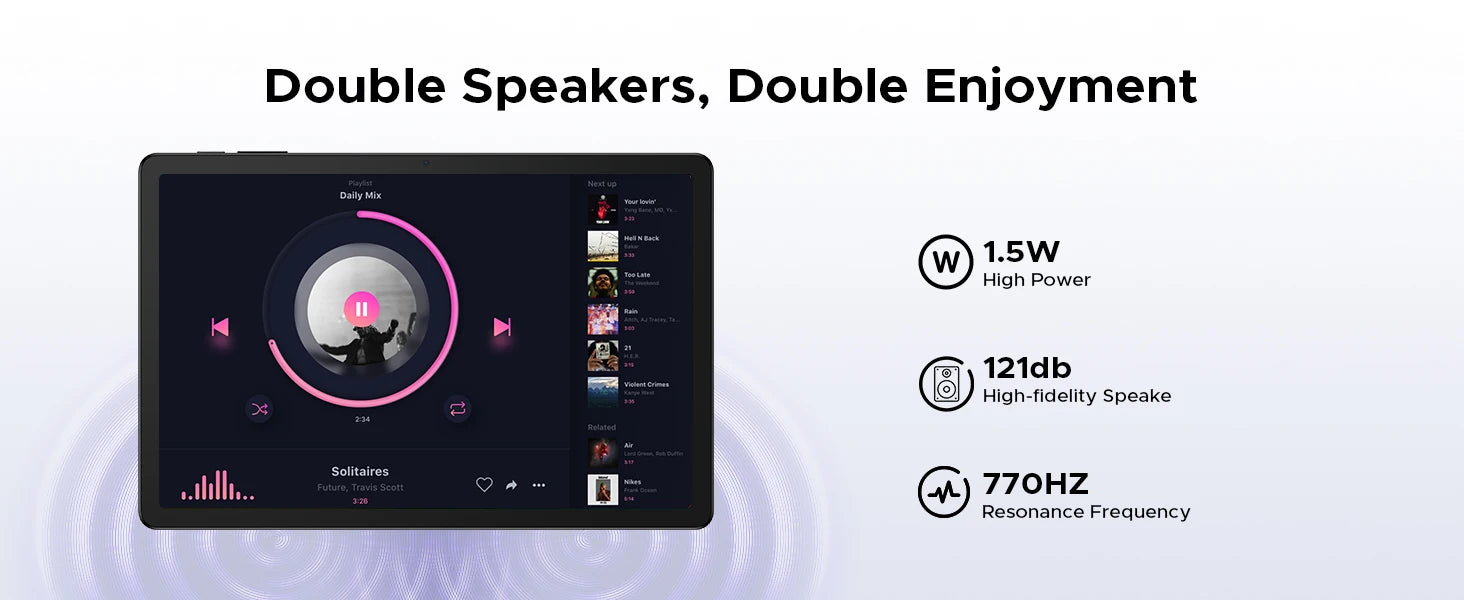 DOOGEE Tab G6+ 11" FHD+ 4G LTE WorkPad + Full Kit