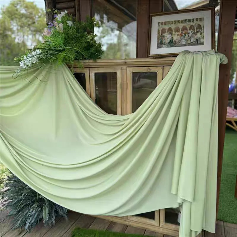 100D CHIFFON FABRIC BY THE METER - Soft Woven Sheer, 55 Colors - Make It Yours