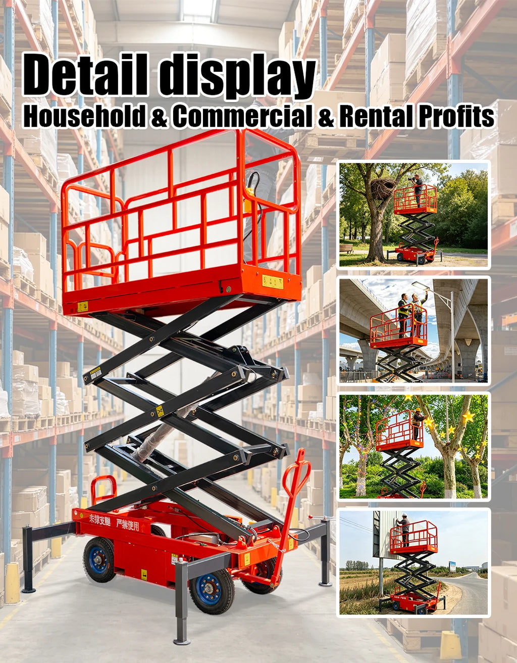 Hydraulic Scissor Lift Platform 4–18 m