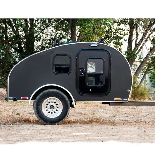 2026 Small Off Road Teardrop Caravan Customizable Camping Travel Trailer with Tent