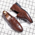 EASY STEP - Classic PU Leather Loafers - Slip Into Something Smarter