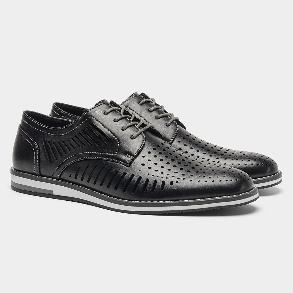Men's Fashion Casual Loafers - Comfortable Lace-Up Shoes EU 39-47.5