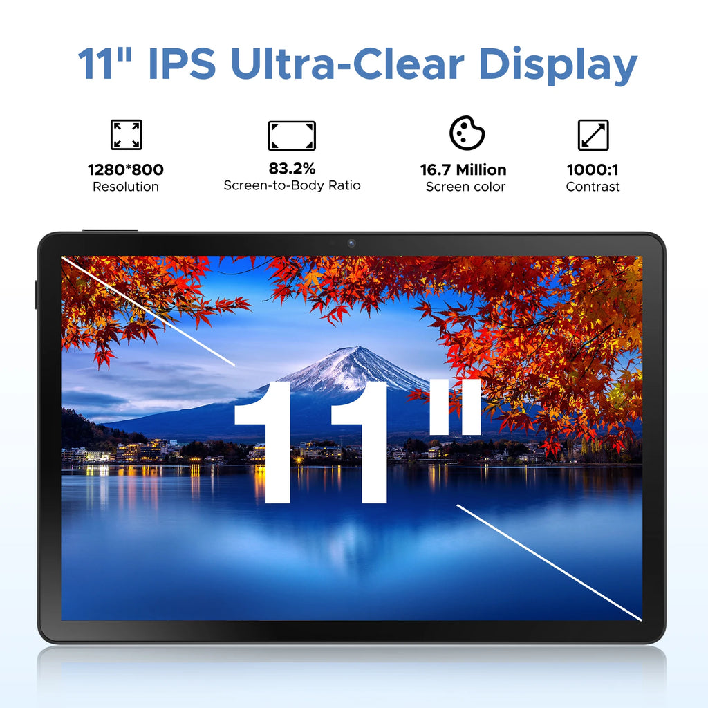 DOOGEE U11 Pro 11" Tablet - Android 16, 30GB RAM, 2-in-1