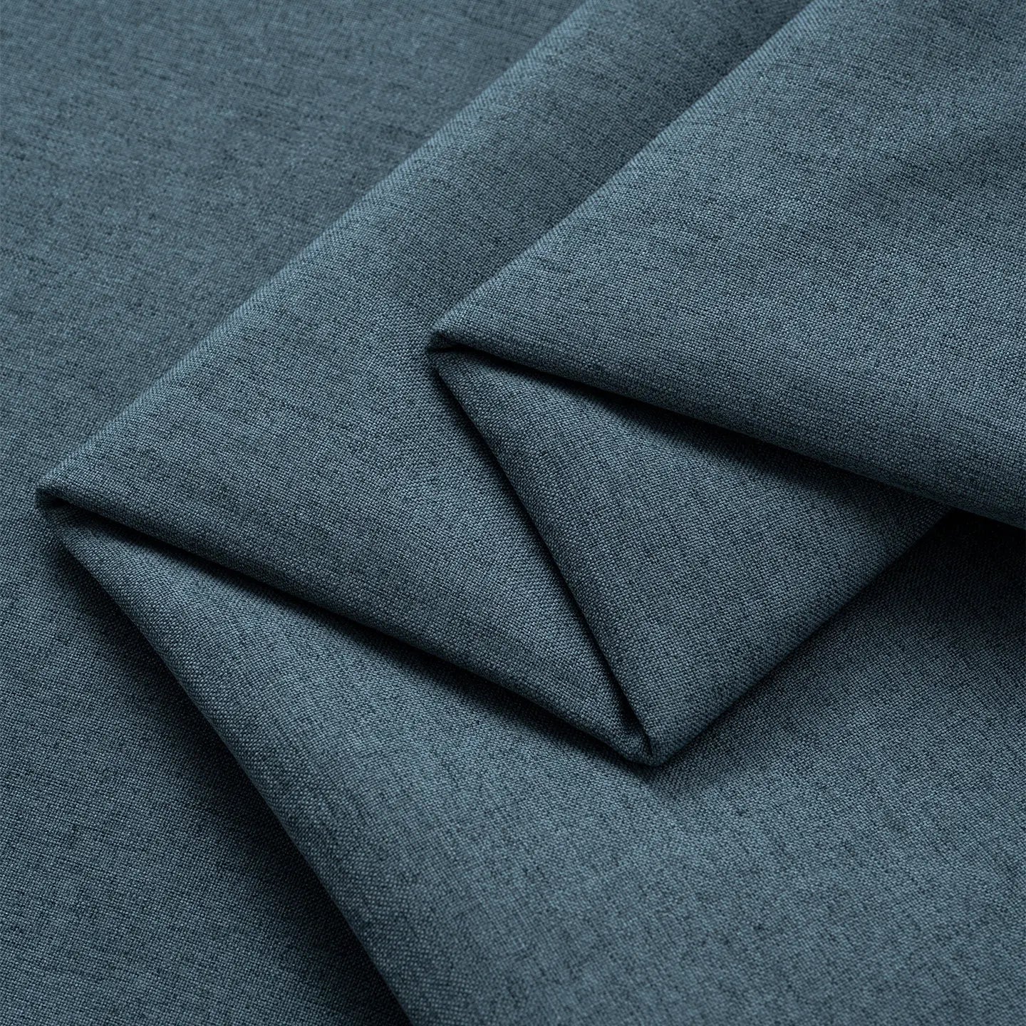 THICKENED PLAIN LINEN-LOOK FABRIC - 100% Polyester, 420g/m, 148cm Wide - Solid Rooms