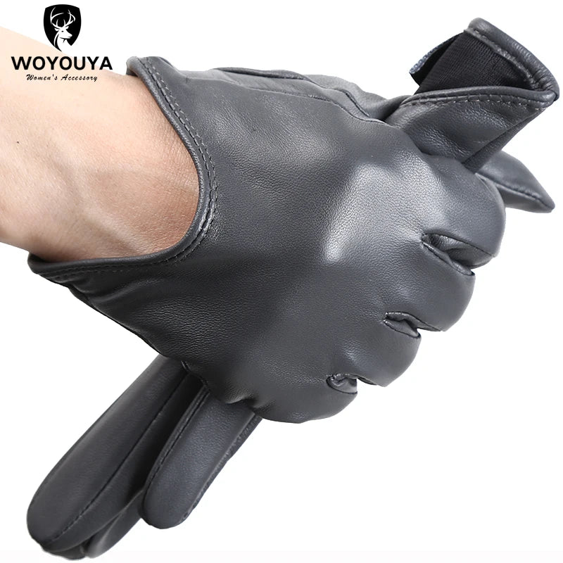 Colour Embrace - Women's Leather Gloves - Winter Charm