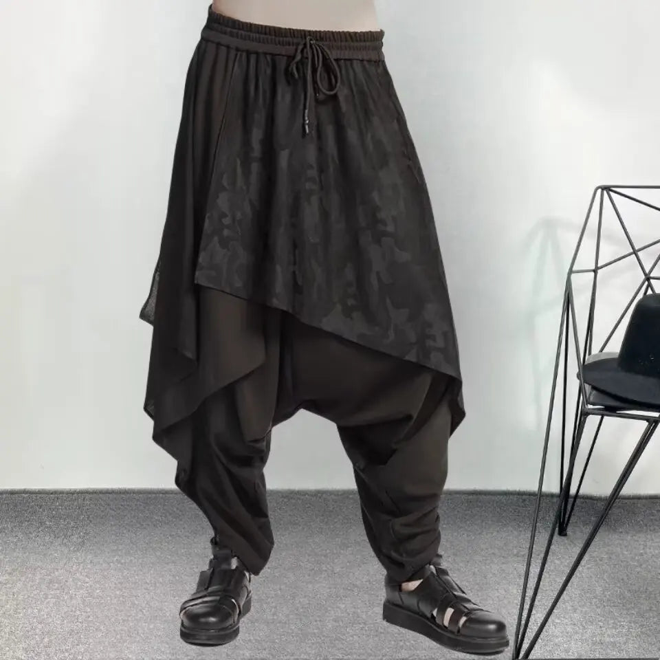 Y2K Unisex Wide Leg Harem Culottes