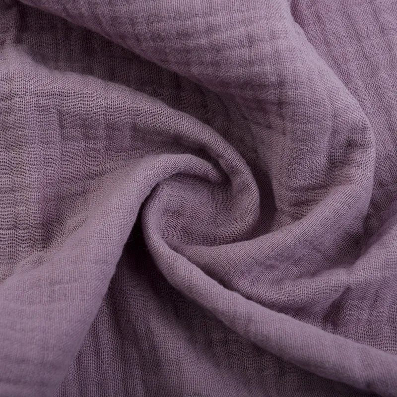 Double Gauze Cotton Muslin Fabric by the Meter for DIY Craft & Sewing Material Like Dress Towel Cheesecloth Table Runner Fabrics