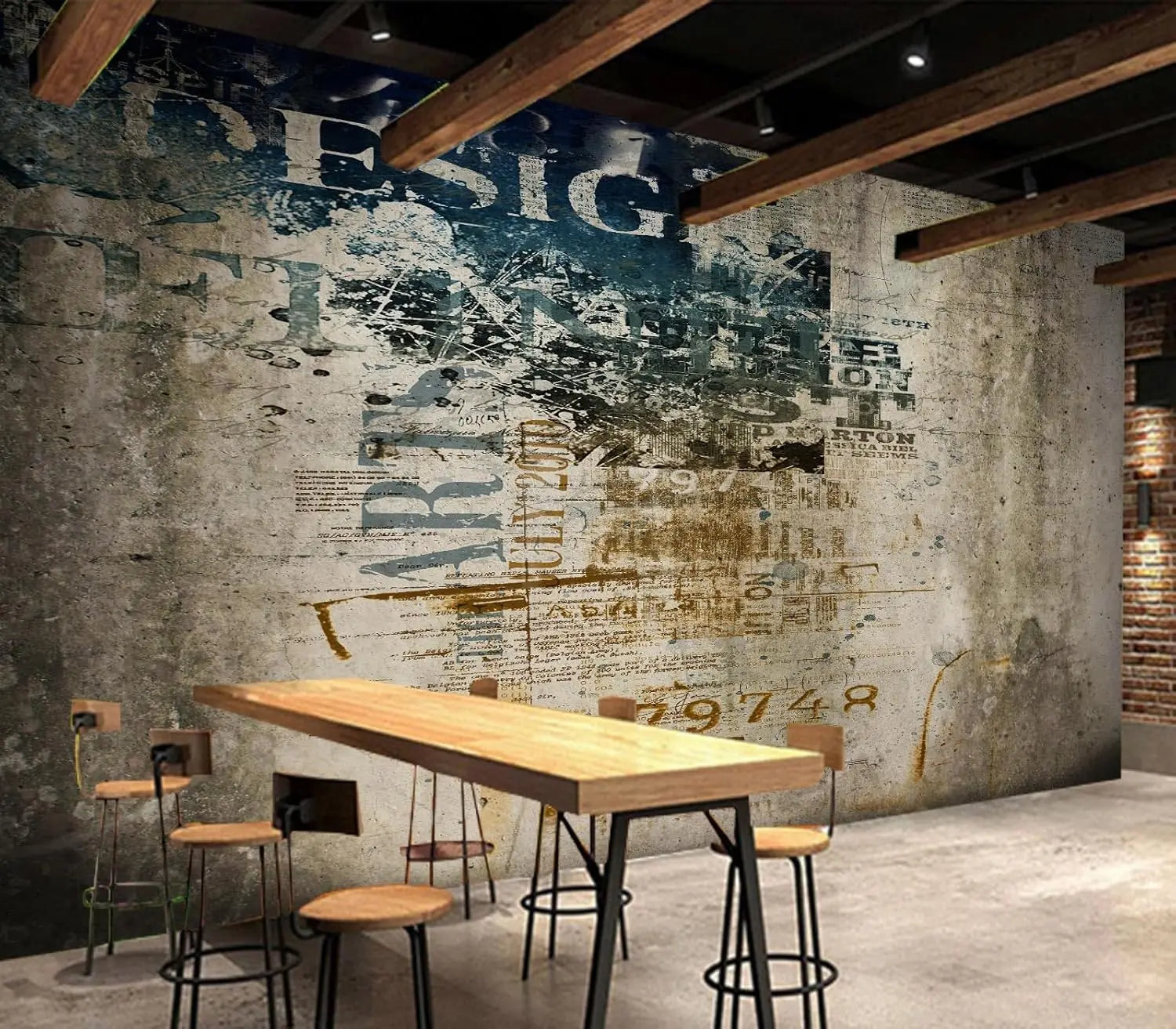 INDUSTRIAL ABSTRACT TAPESTRY - HD Polyester Print, 9 Sizes - Raw Spaces