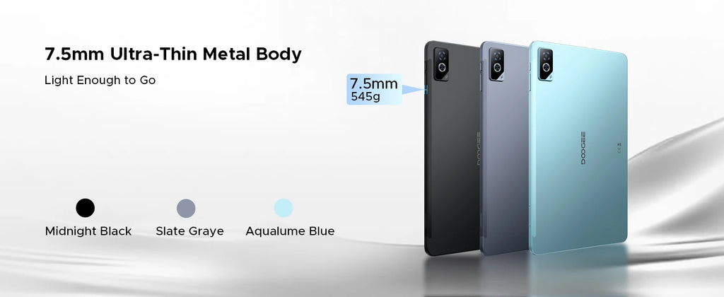 DOOGEE Tab G6 Pro 12" 2K - Android 16 Gemini AI, 8GB+128GB, 4G LTE