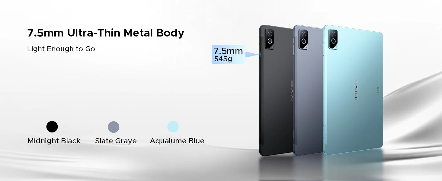 DOOGEE Tab G6 Pro 12" 2K - Android 16 Gemini AI, 8GB+128GB, 4G LTE