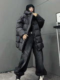 Fluffy Puff Down Parka – Hooded Mid-Length