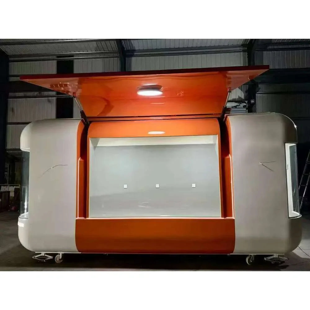 Dessert Food Trailer – Airstream Mobile Kitchen Cabinets