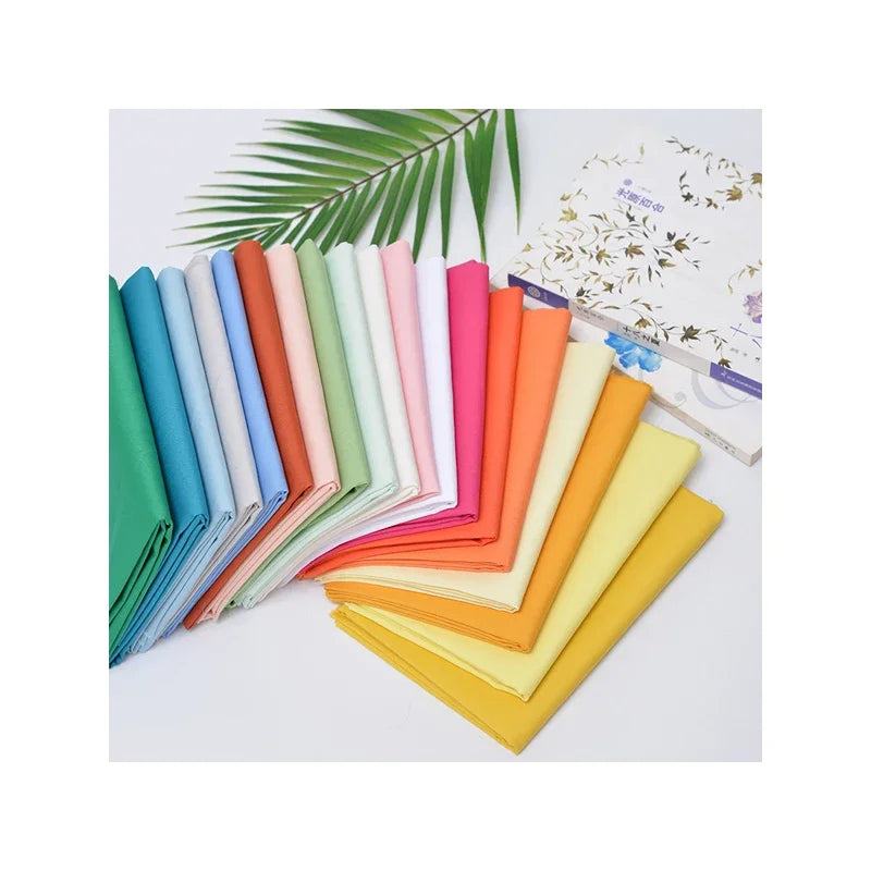 PLAIN COTTON POPLIN FABRIC - 150cm Wide, 46 Solid Colours - Everyday Sewing