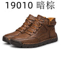 CLOHOO - Men's Hand-Sewn High-Top Leather Hiking Boots - Specialty Edition