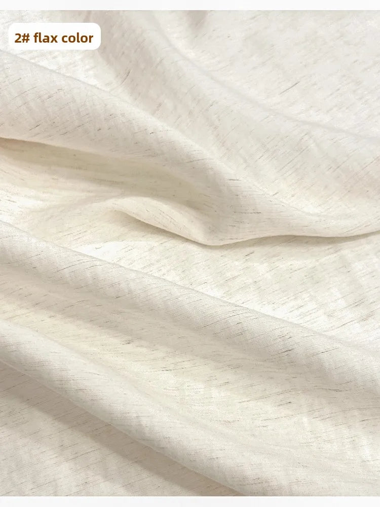 LINEN-LOOK PLAIN FABRIC - 13 Colors, Soft Polyester, 145cm Wide - Easy Wear