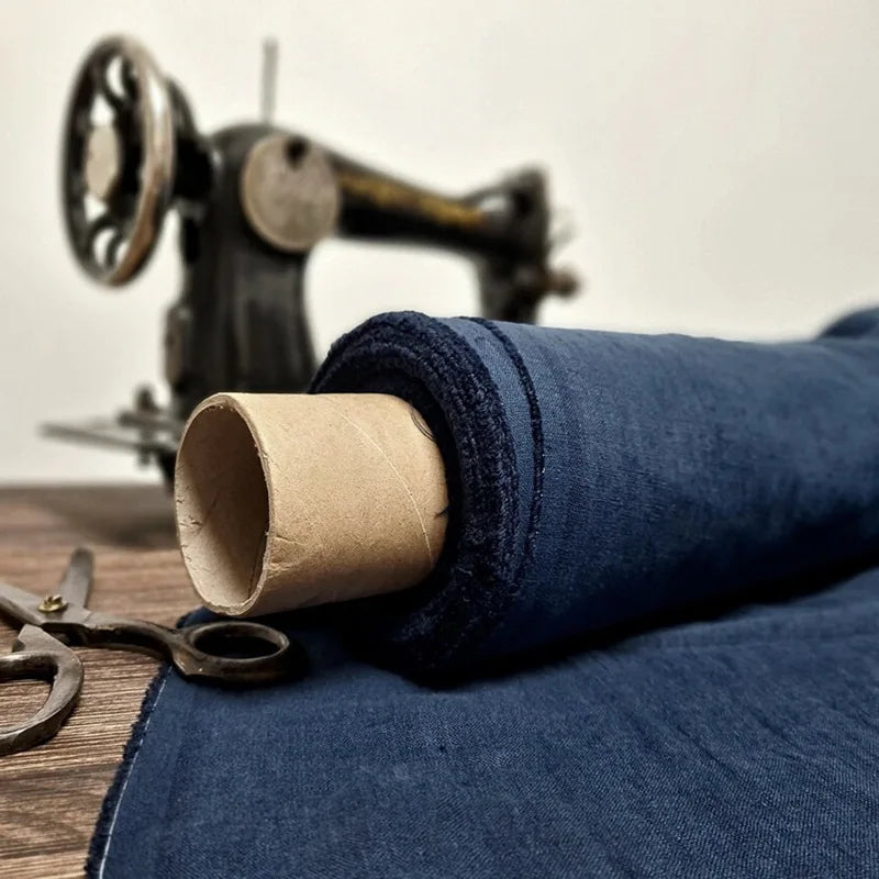 100% French Linen Fabric – 280cm Wide, By the Meter